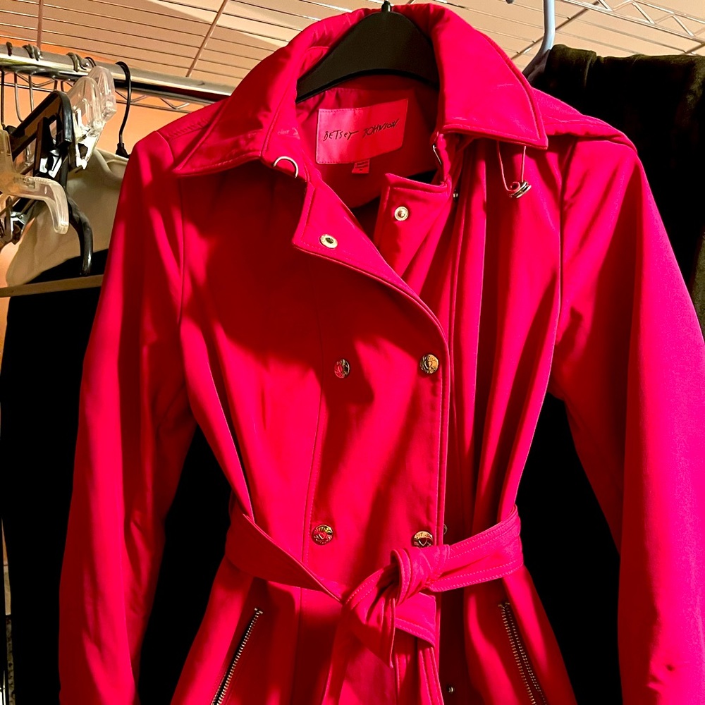 Betsy Johnson raincoat